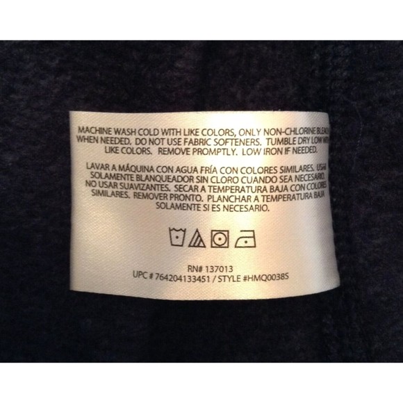 Woolrich Quarter Zip Sweater Jumper Mens XL Navy Mock Neck Long Sleeve Winter - Picture 13 of 13